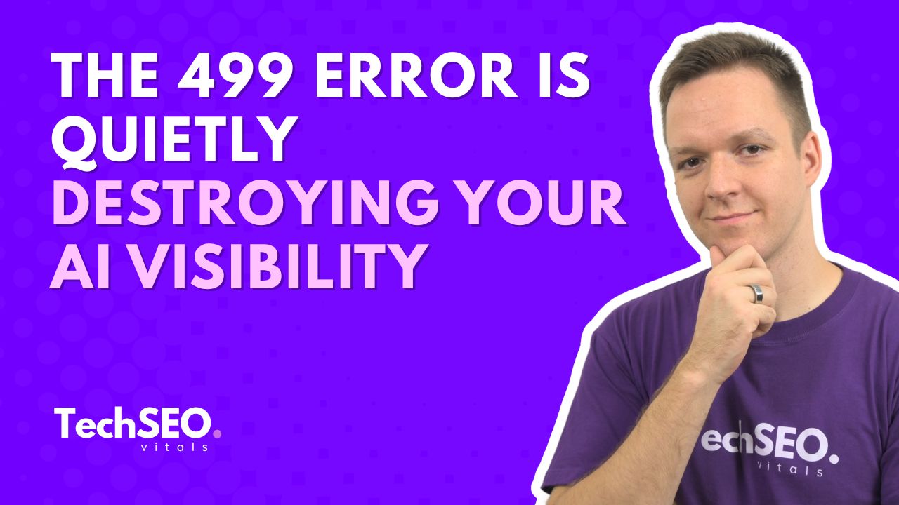 Chyba 499 vám potichu ničí viditelnost v AI