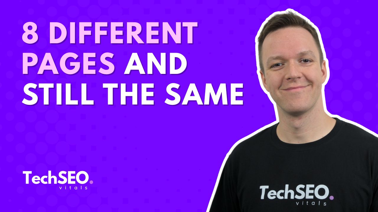 8 různých stránek, a přesto stejných